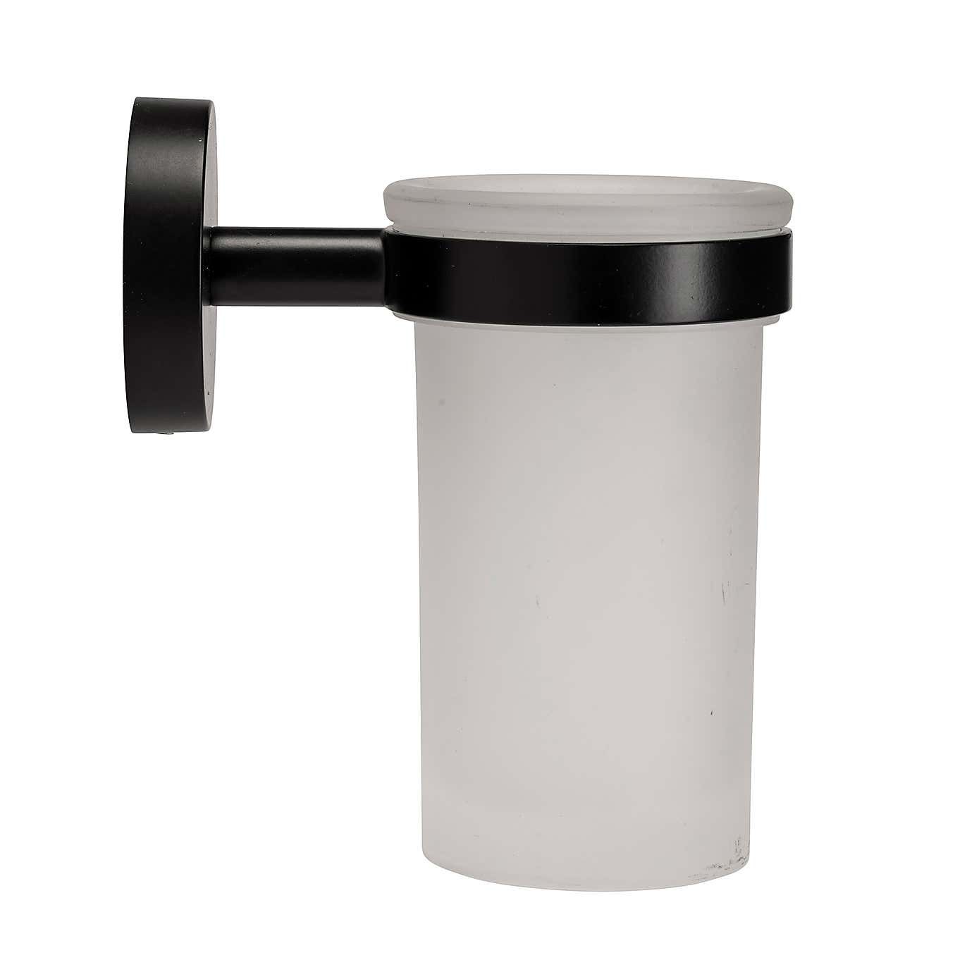 Epsom Flexi-FixTM Matt Black Tumbler & Holder