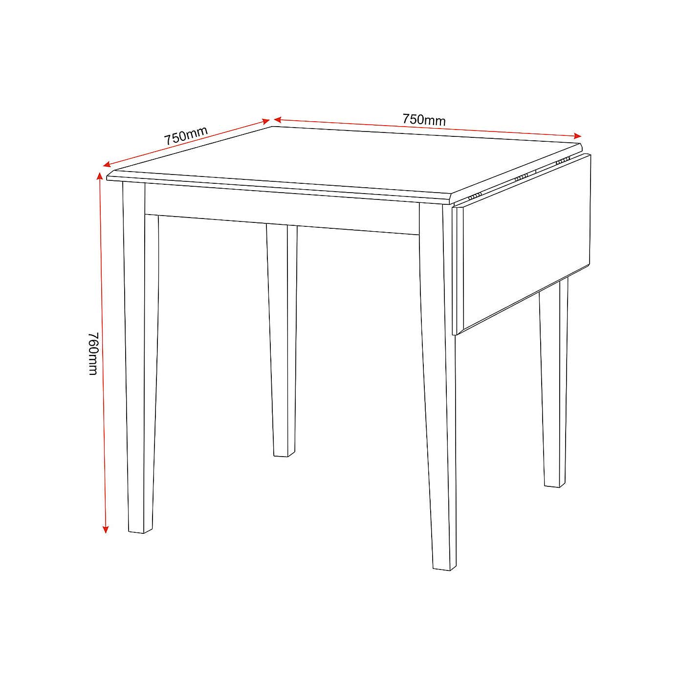 Vienna Flip Top Dining Table Set
