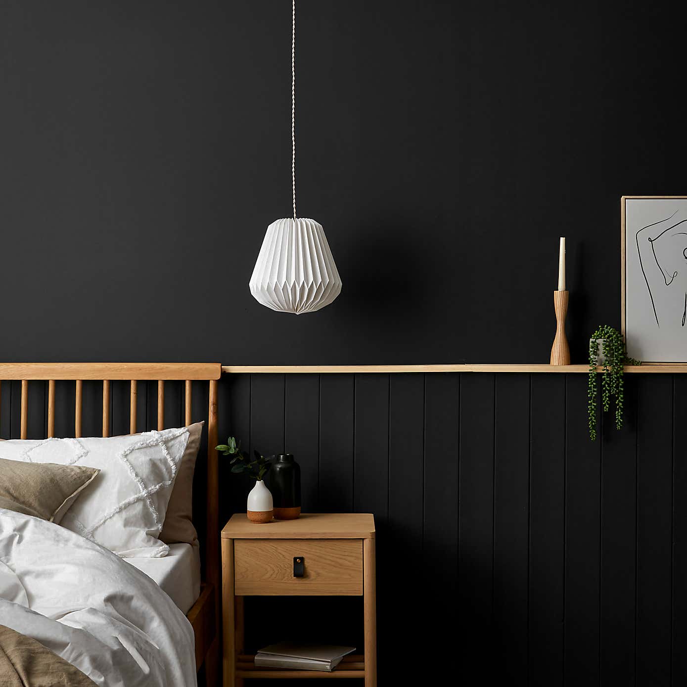 Dunelm Black Matt Emulsion Paint