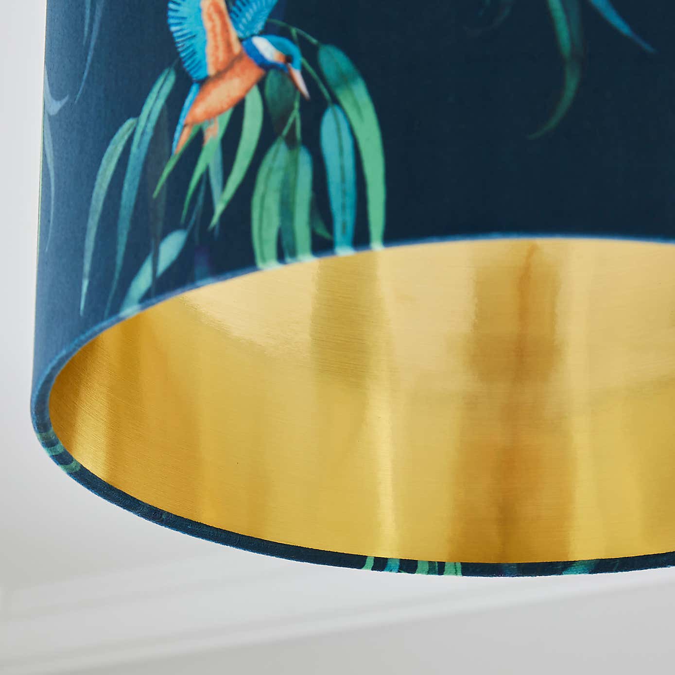 Kingfisher Drum Lamp Shade