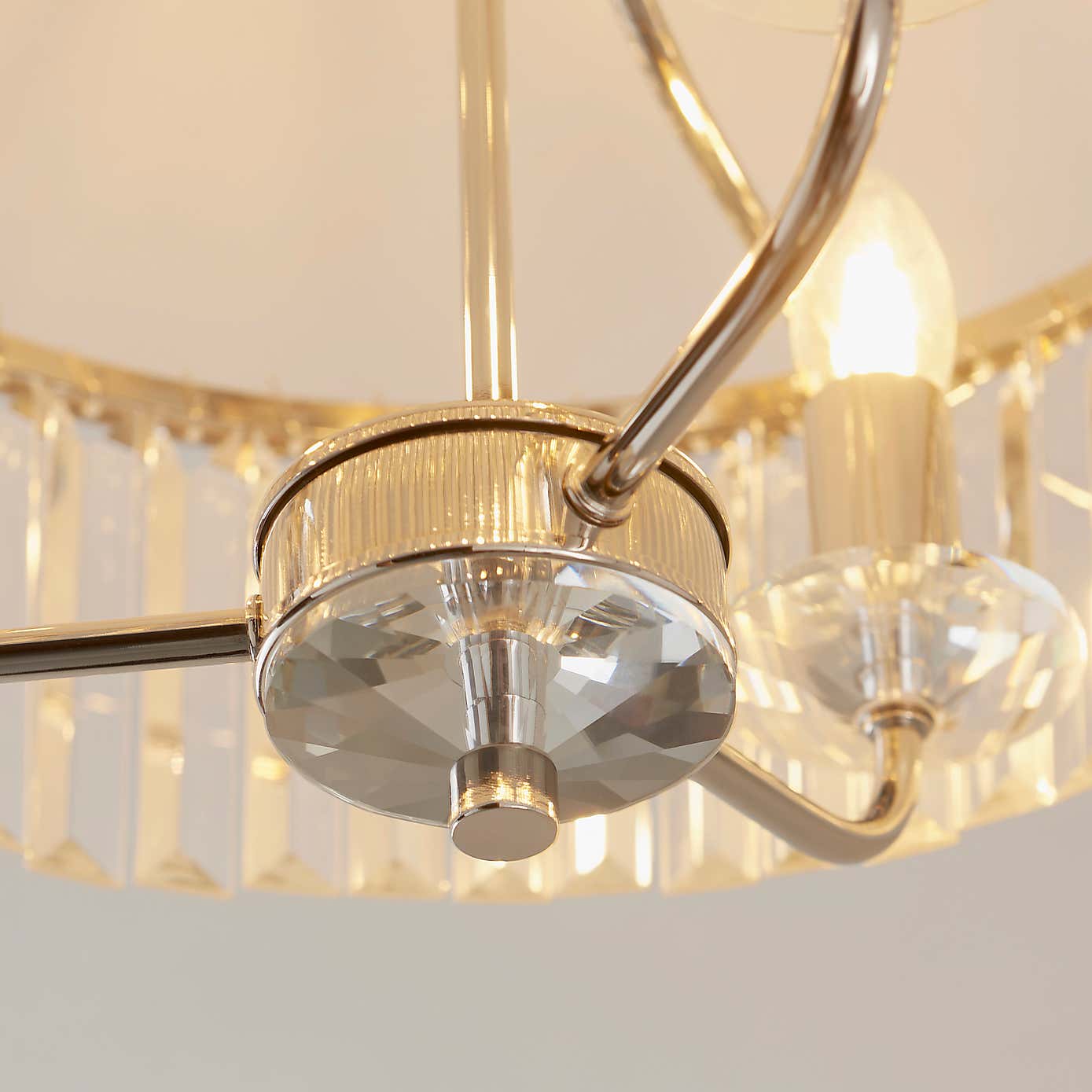 Vogue Lighting Balmoral 3 Light Semi Flush Chandelier