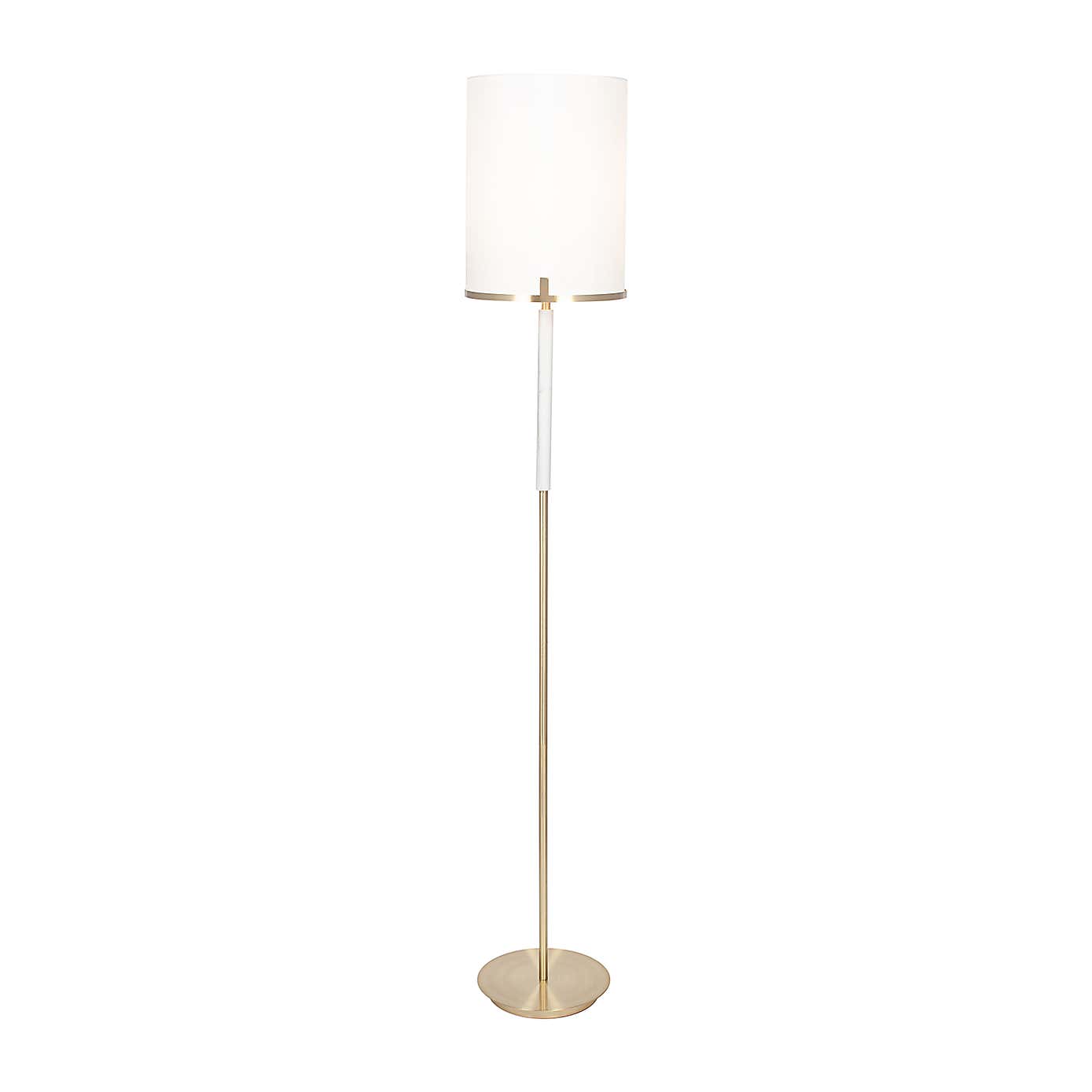 Midland Marble Effect Floor Lamp