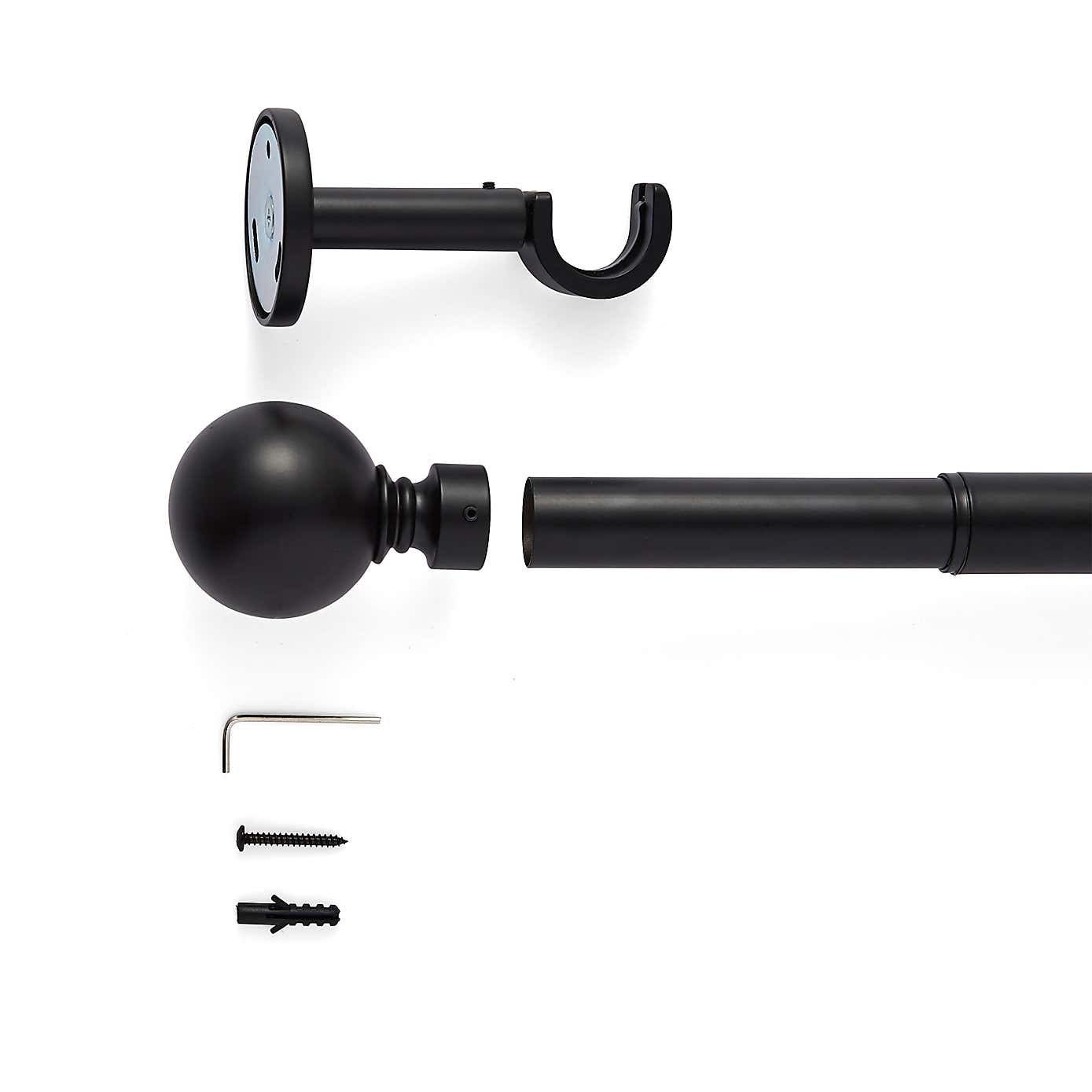 Ashton Metal Extendable Eyelet Curtain Pole