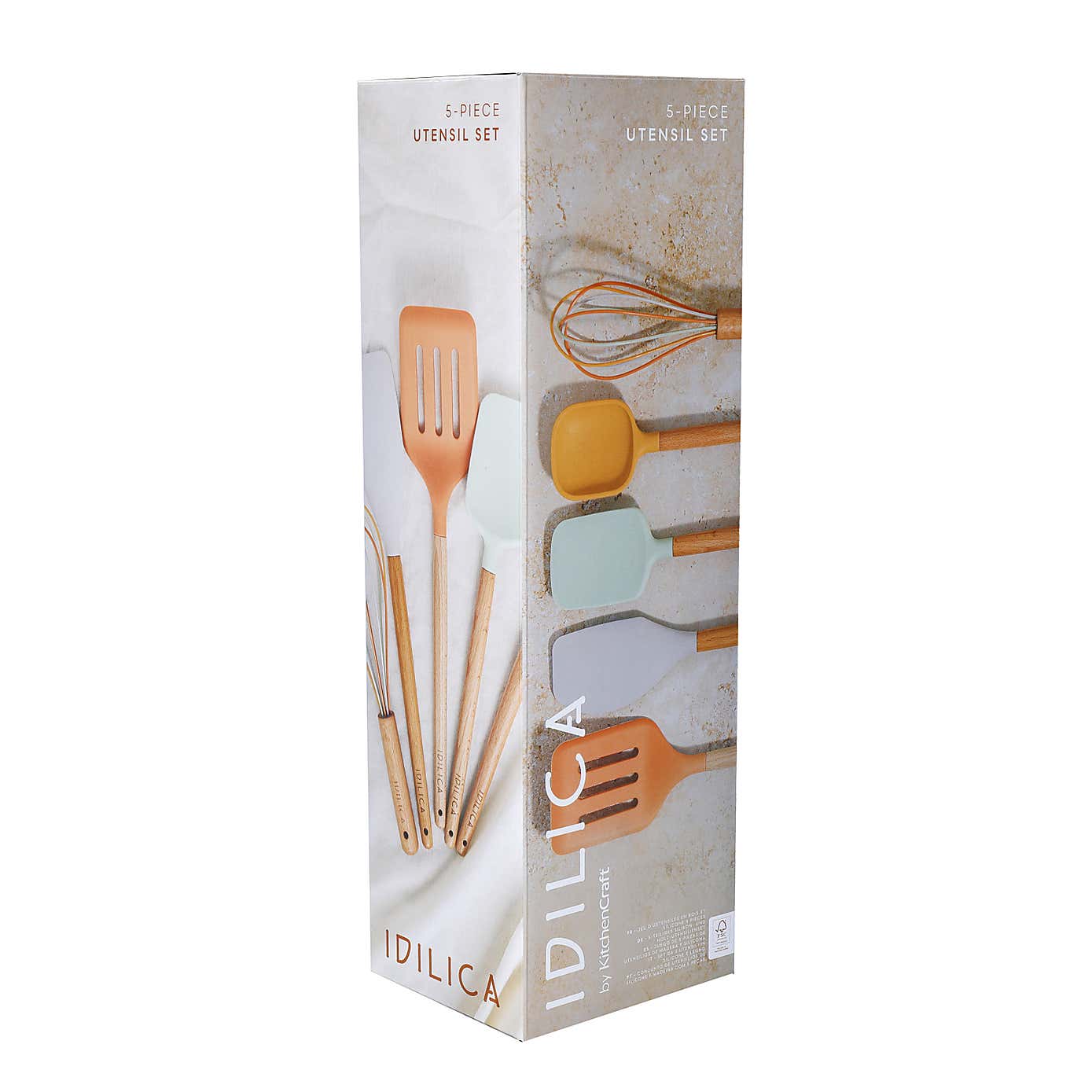 KitchenCraft Heat-Resistant Silicone Kitchen Utensil Set
