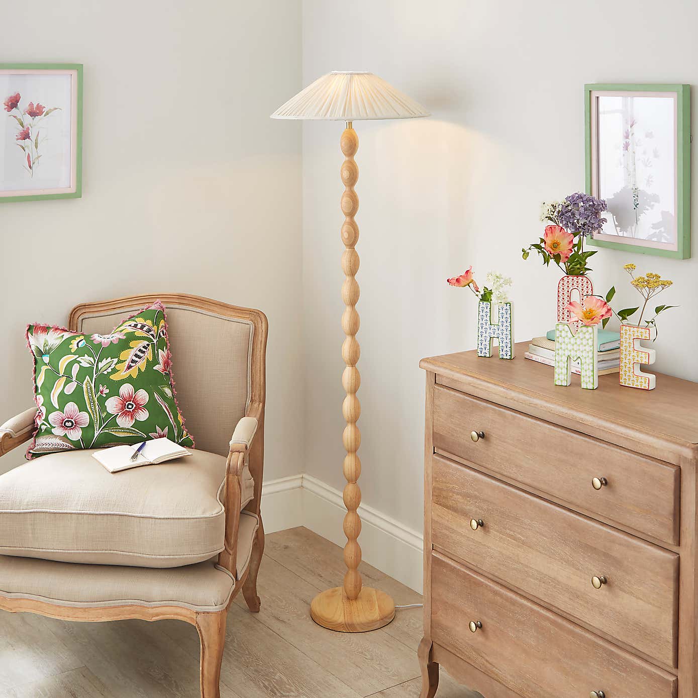 Polly Pleated Tapered Lamp Shade