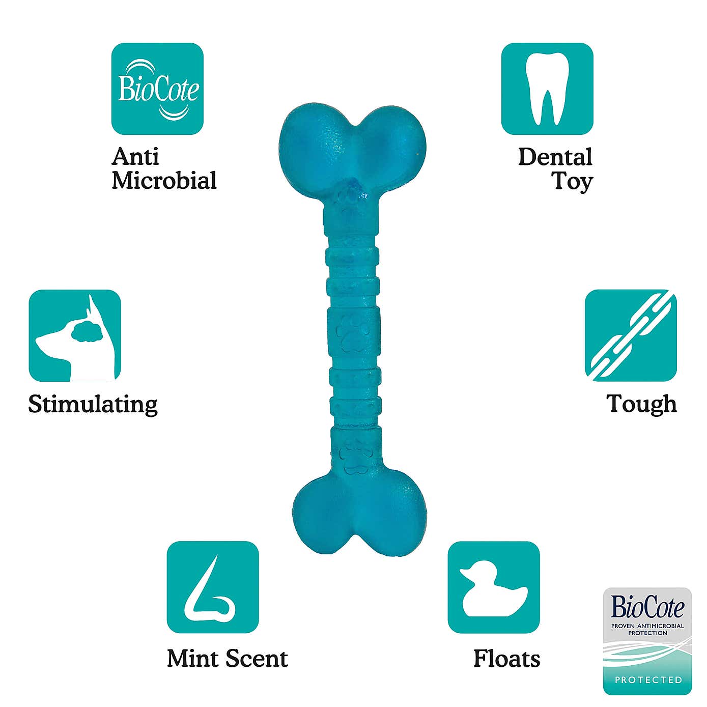 Biosafe Puppy Bone Blue