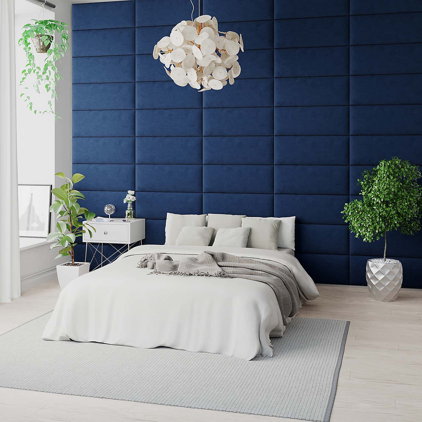 Aspire EasyMount Plush Velvet Upholstered Wall Panels