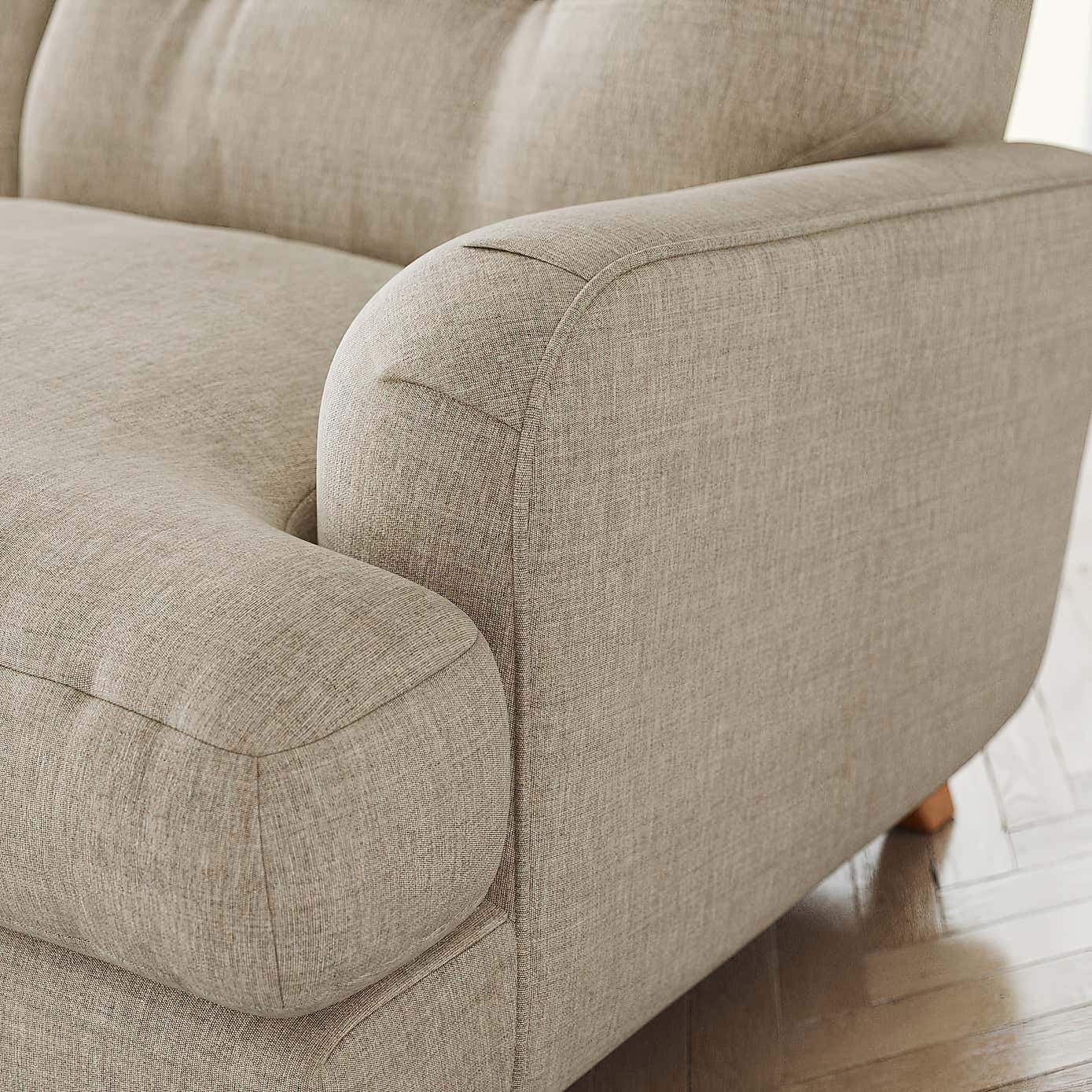 Slub Faux Linen Fabric Sample