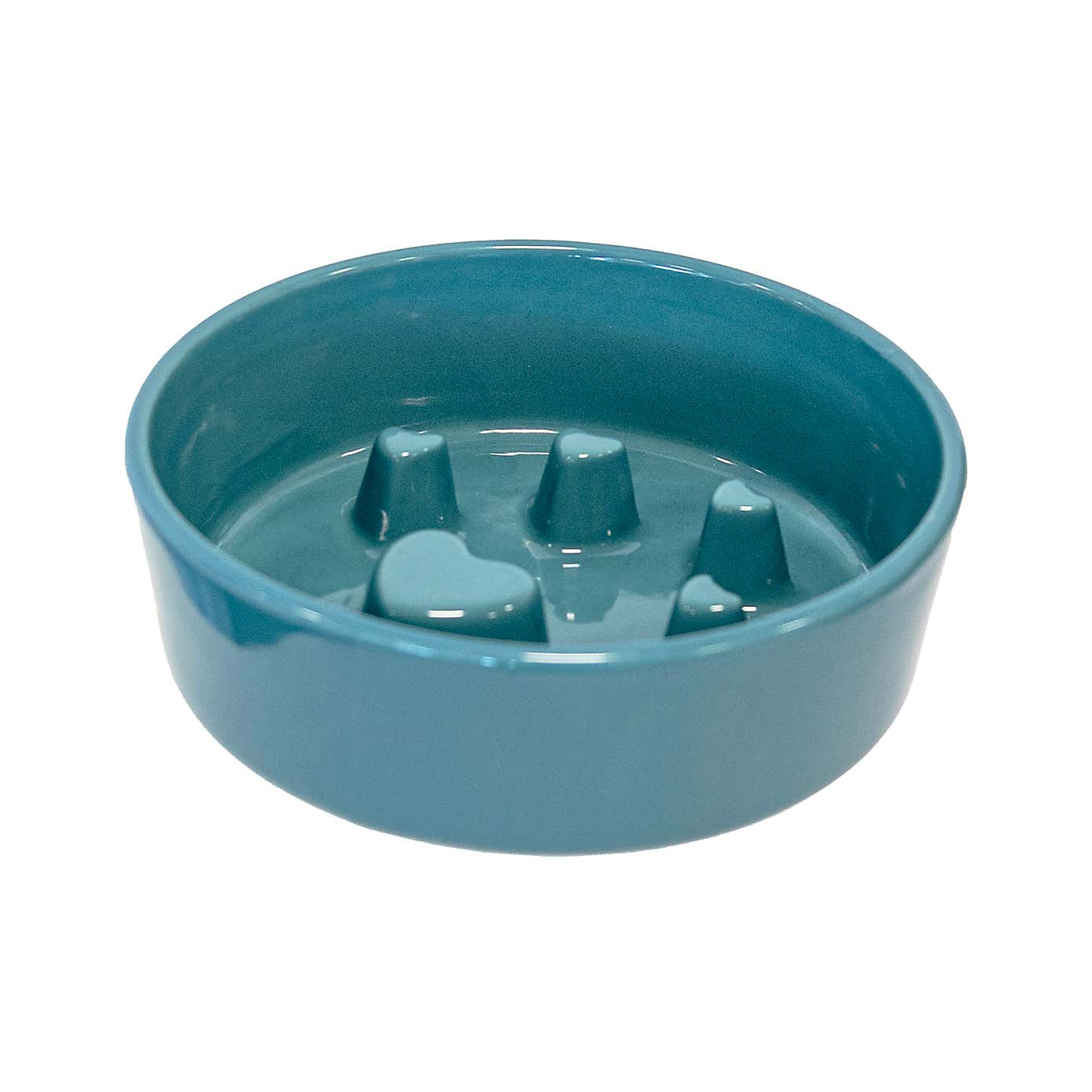 Ceramic Slow Feeder Dog Bowl