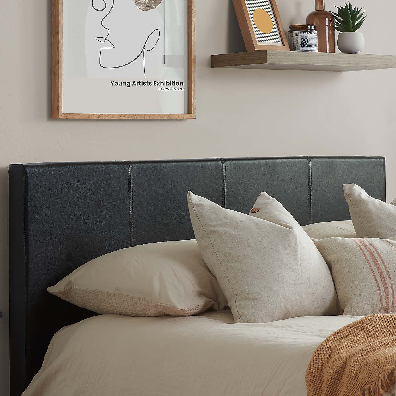 Berlin Faux Leather Ottoman Bed Frame