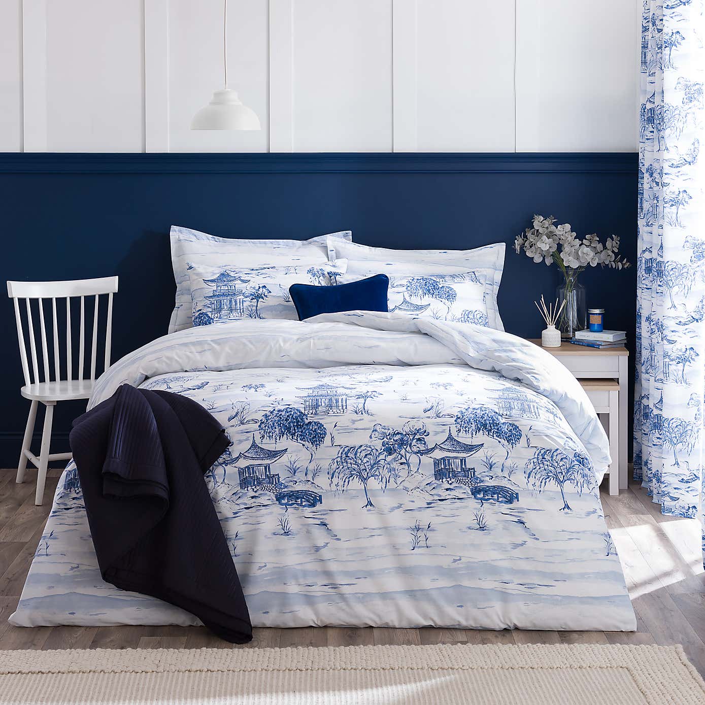 Modern Chinoiserie Duvet Cover & Pillowcase Set