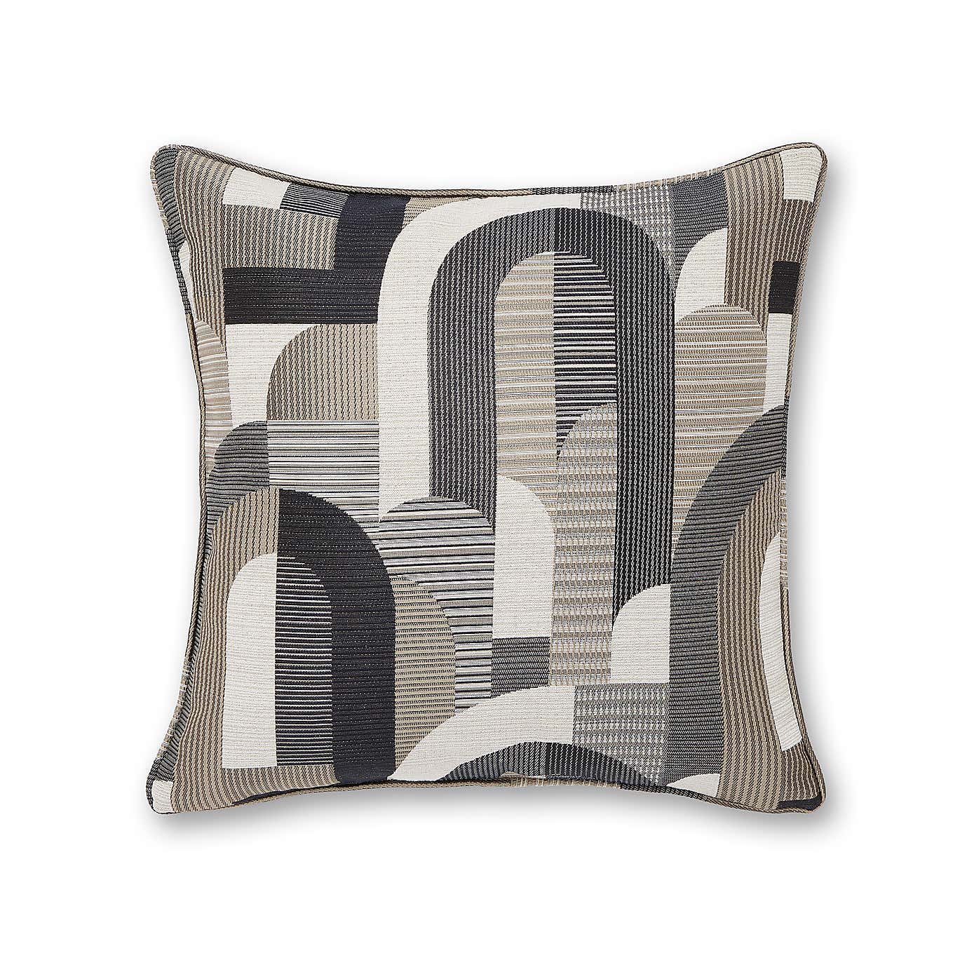 Alvin Geometric Jacquard Cushion