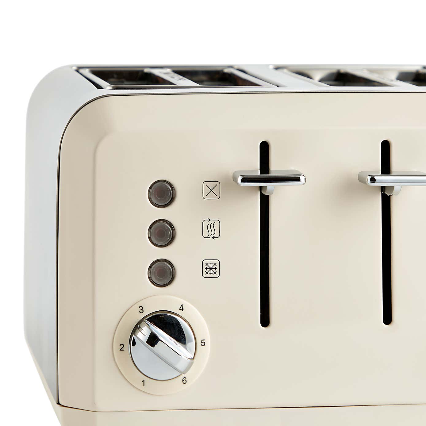 Spectrum Cream 4 Slice Toaster