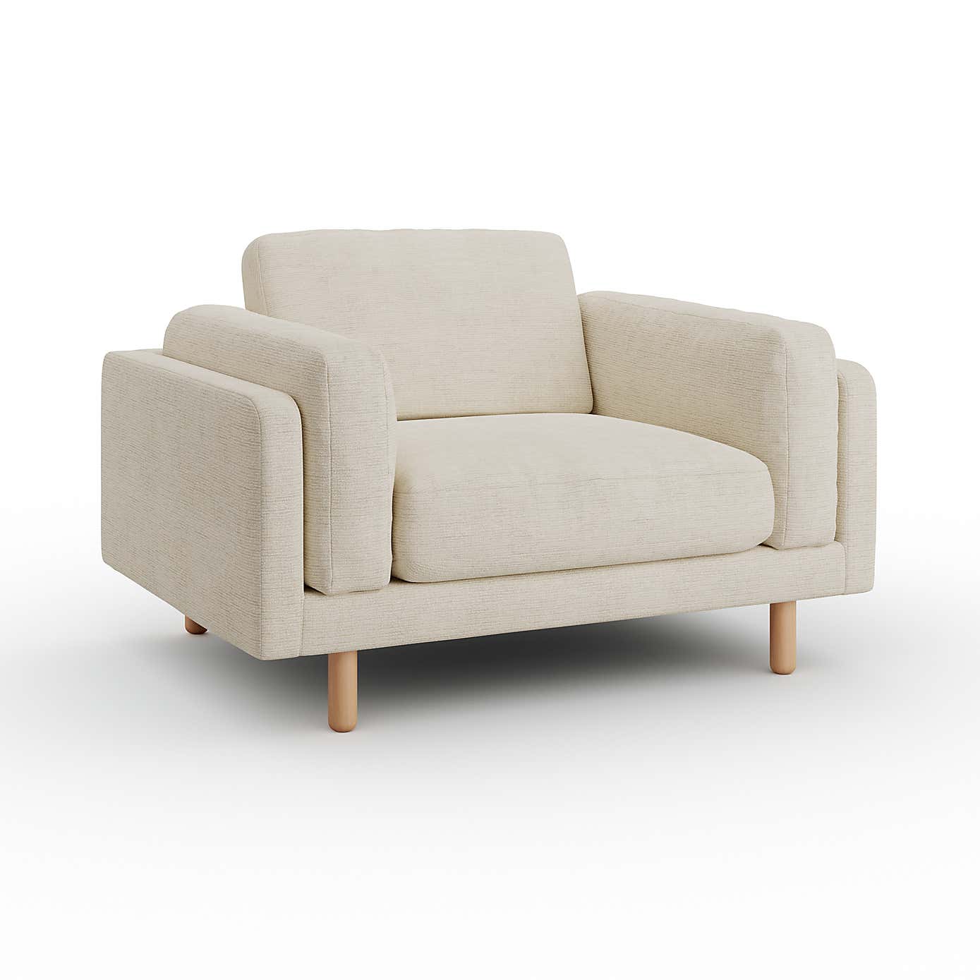 Newton Chunky Tonal Weave Snuggle Chair