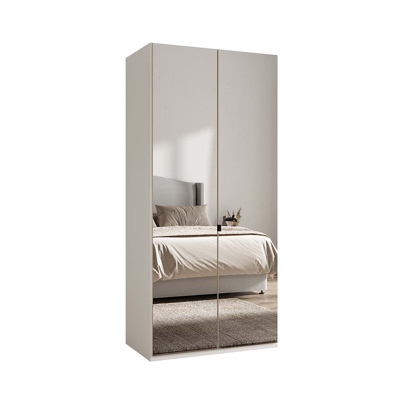 Wiemann Kahla 2 Door Mirrored Wardrobe