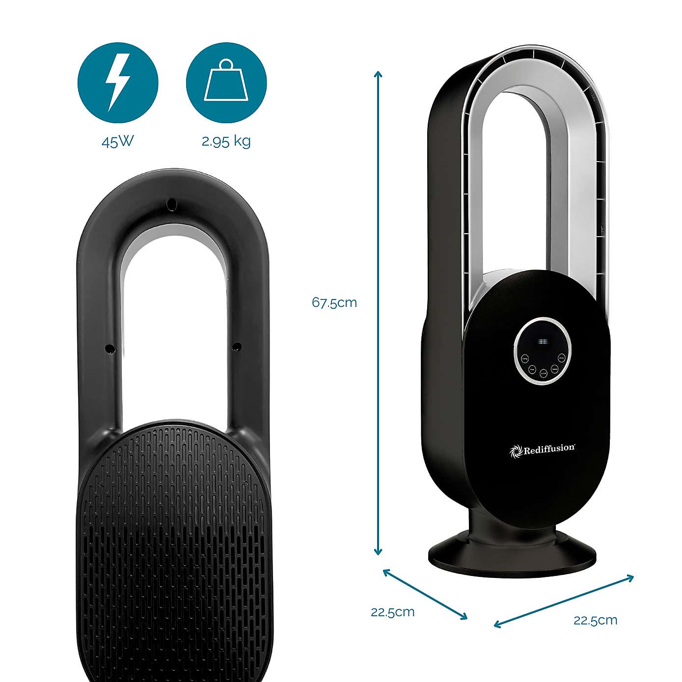 Rediffusion Bladeless Fan