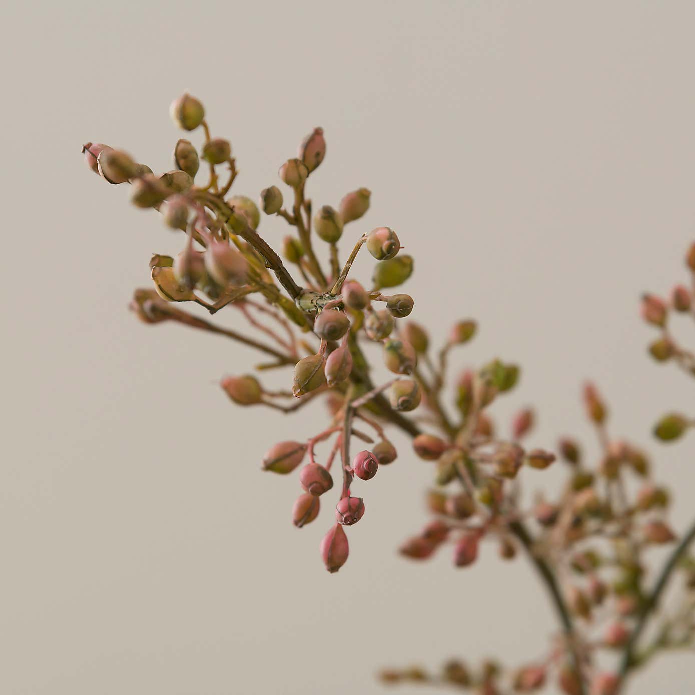 Artificial Green Berry Stem