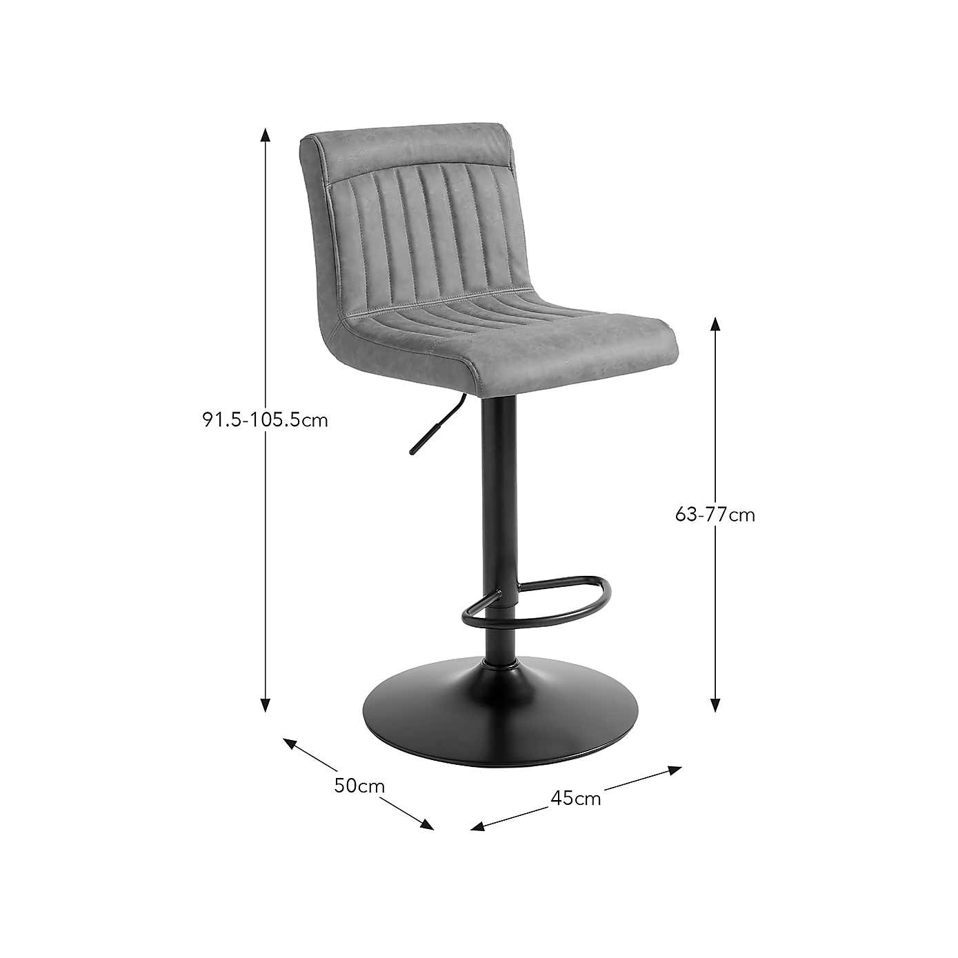 Felix PU Leather Bar Stool