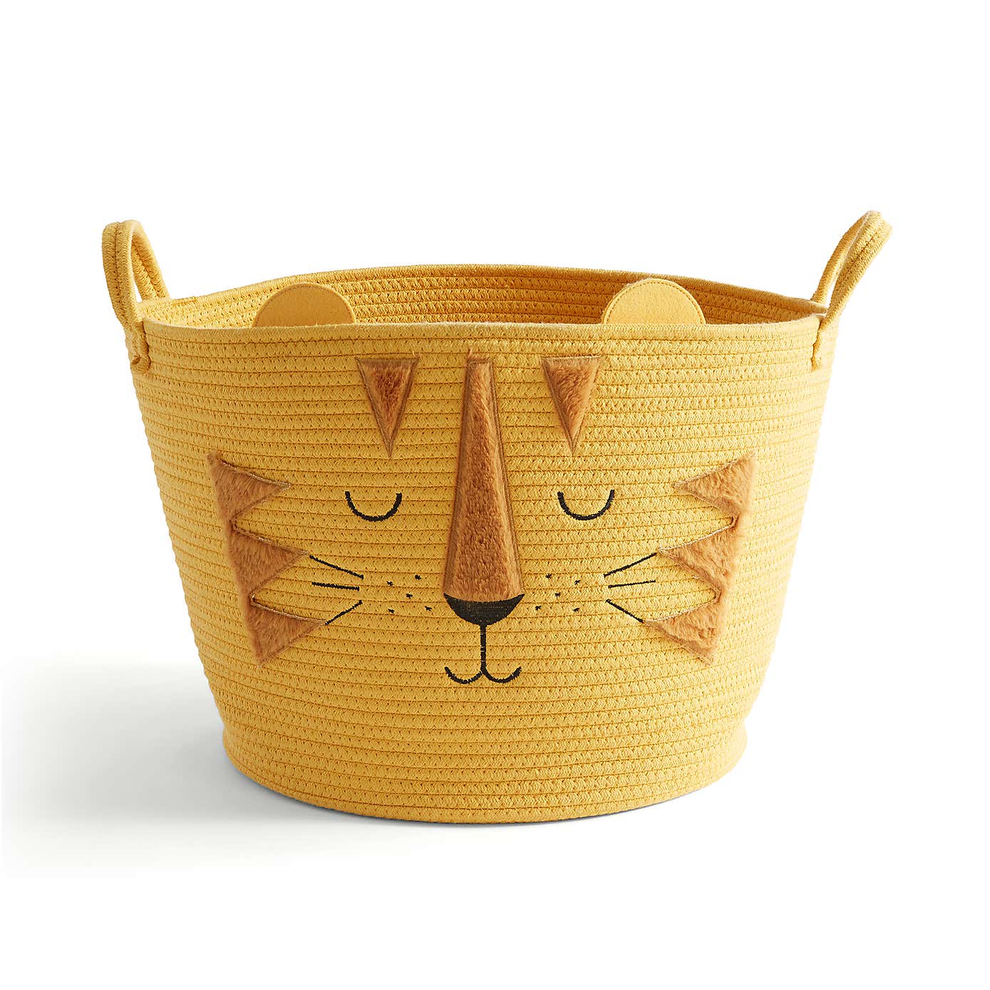 Tiger Fabric Storage Basket