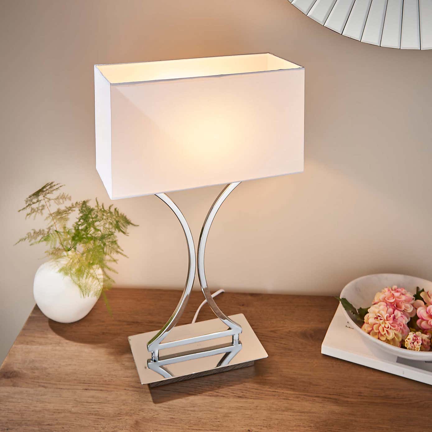 Vogue Epalle Table Lamp Chrome
