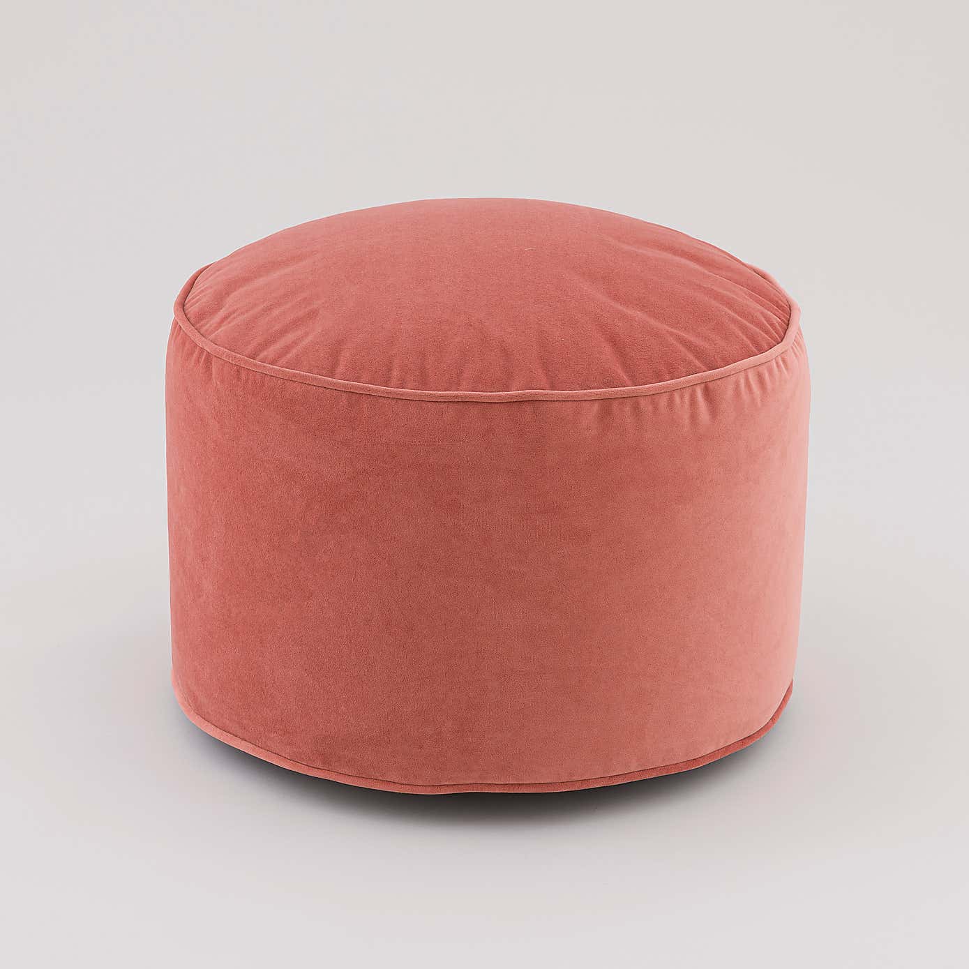 Eliza Velvet Old Gold Pouffe