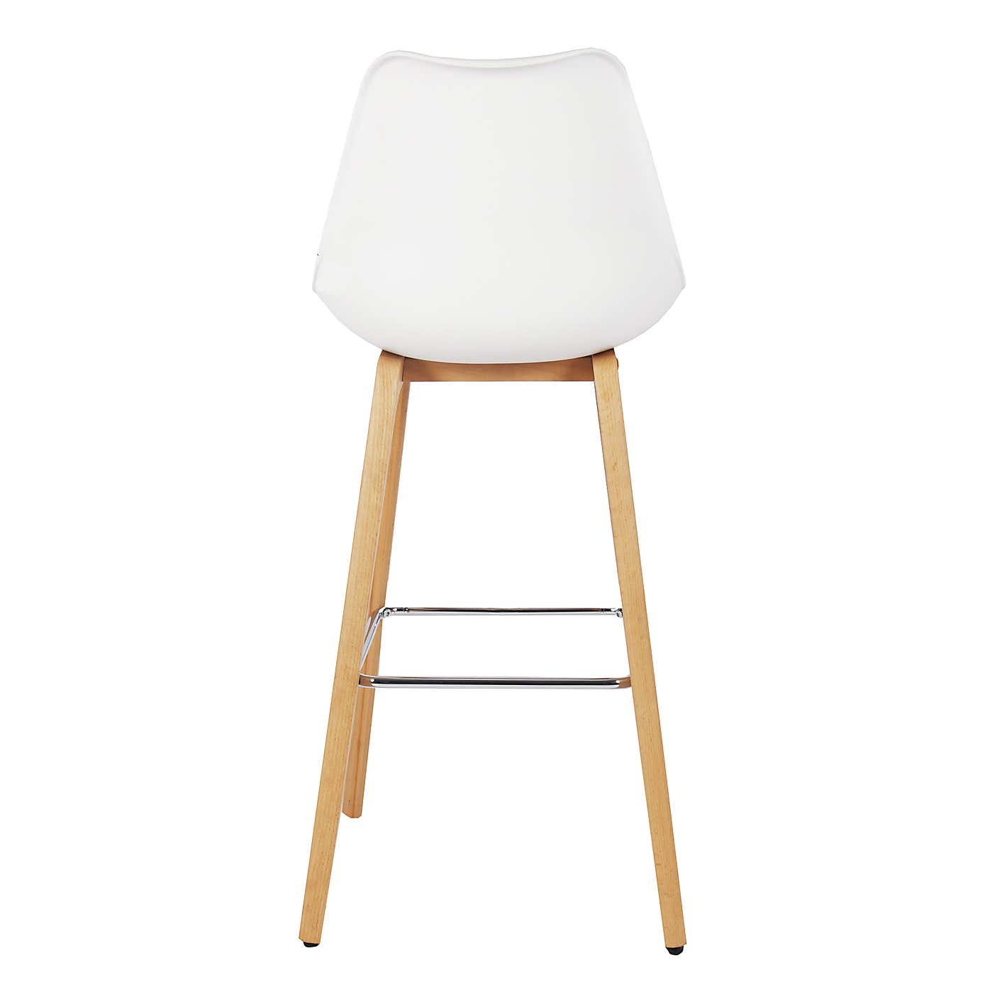 Erik Bar Stool with White Back