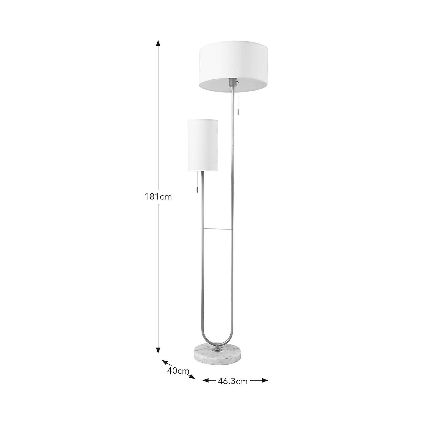 Sadie 2 Light Floor Lamp
