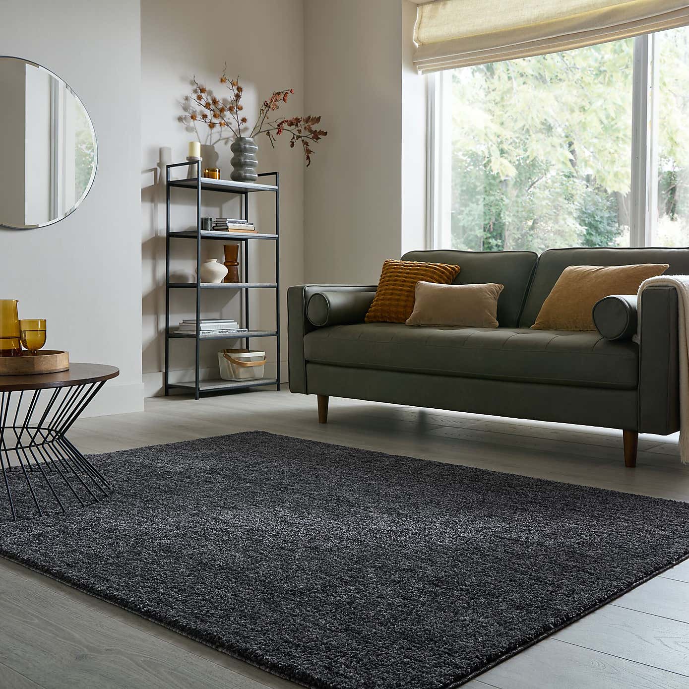 Kallie Washable Shaggy Rug