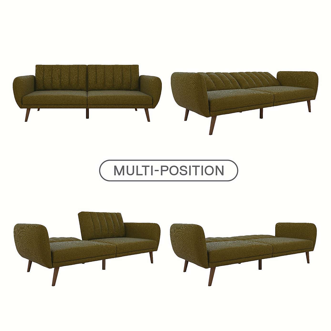 Brittany Linen Double Sofa Bed