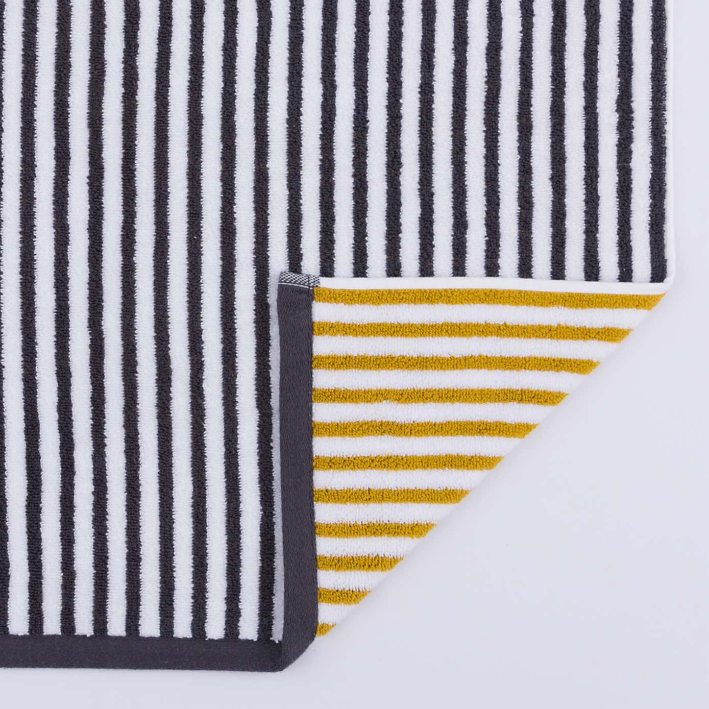 Reversible Striped Cotton Towel