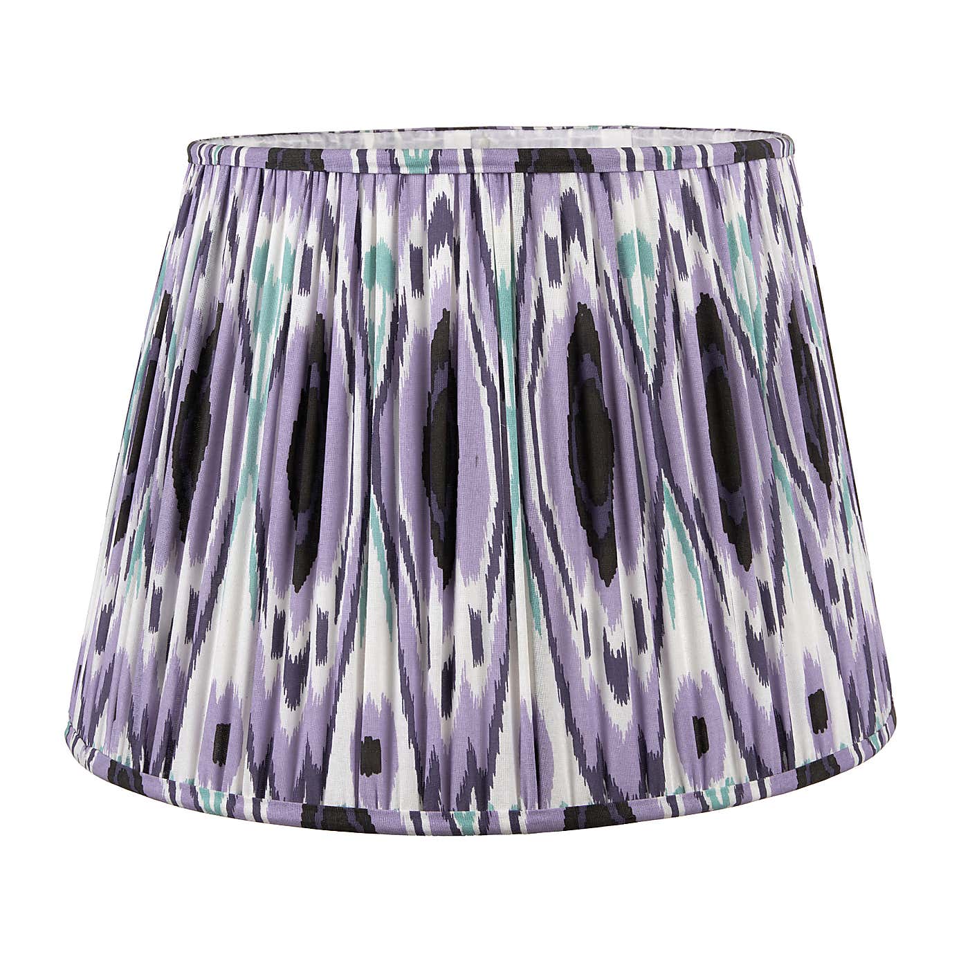 Izara Ikat Patterned Gathered Tapered Shade