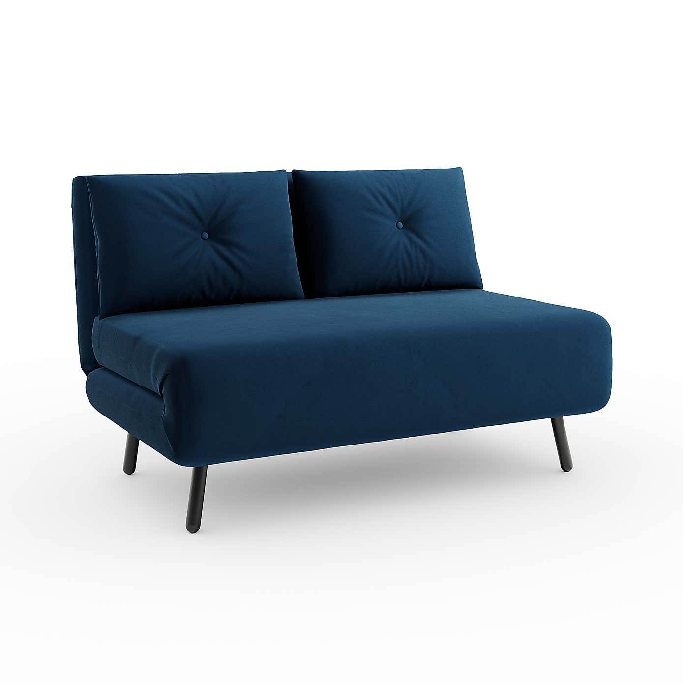 Phoebe Velvet Small Double Sofa Bed