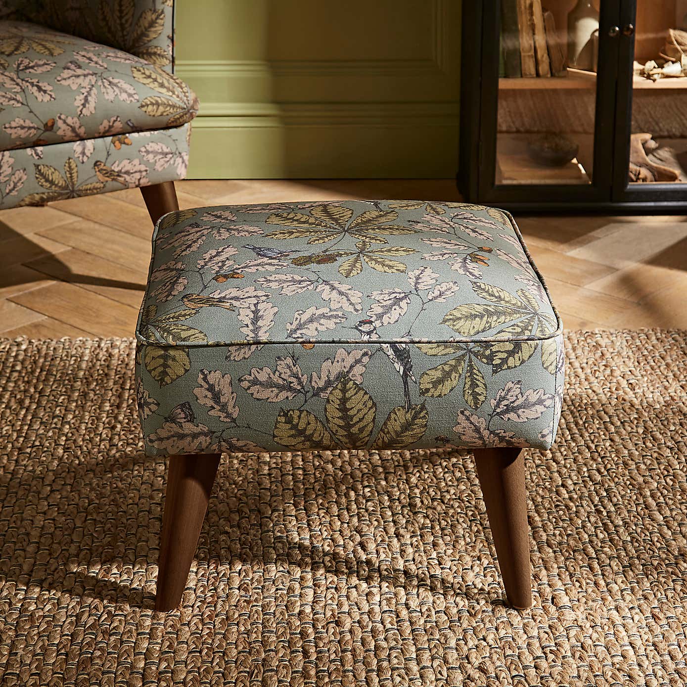 Marlow Footstool Arboretum Print