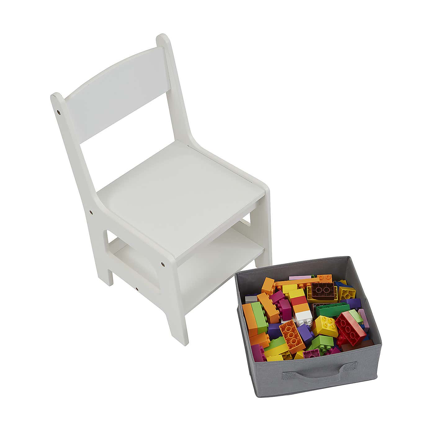 Liberty House Kids Wooden Activity Table Set With Two Storage Boxes