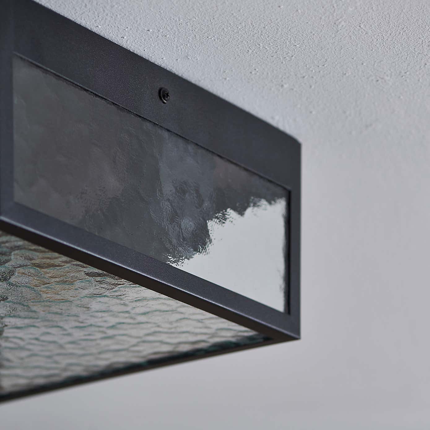 London Indoor Outdoor 2 Light Flush Ceiling Fitting