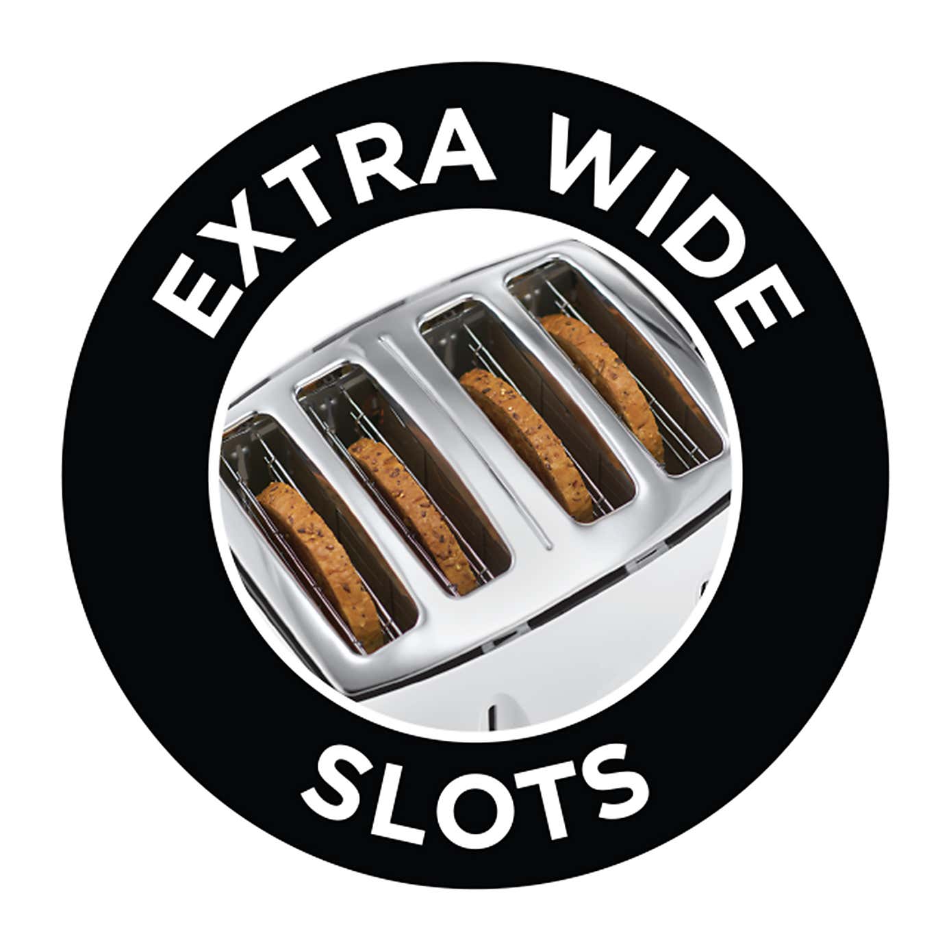 Russell Hobbs Honeycomb 4 Slice Toaster White