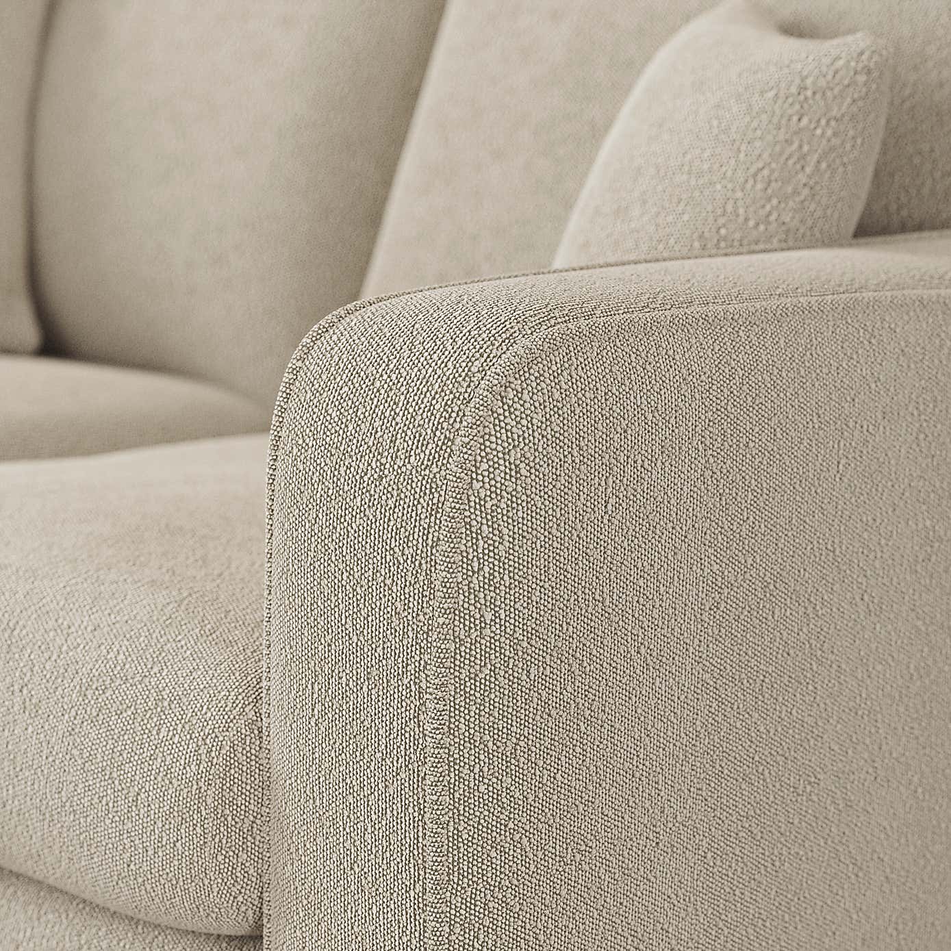 Carson Tonal Boucle 2 Seater Sofa