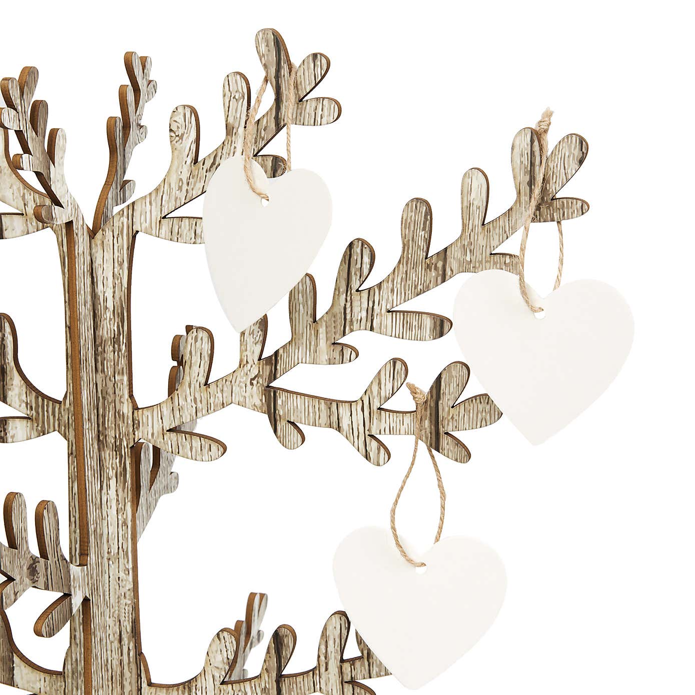 Love Story Heart Tree Wedding Guest Keepsake