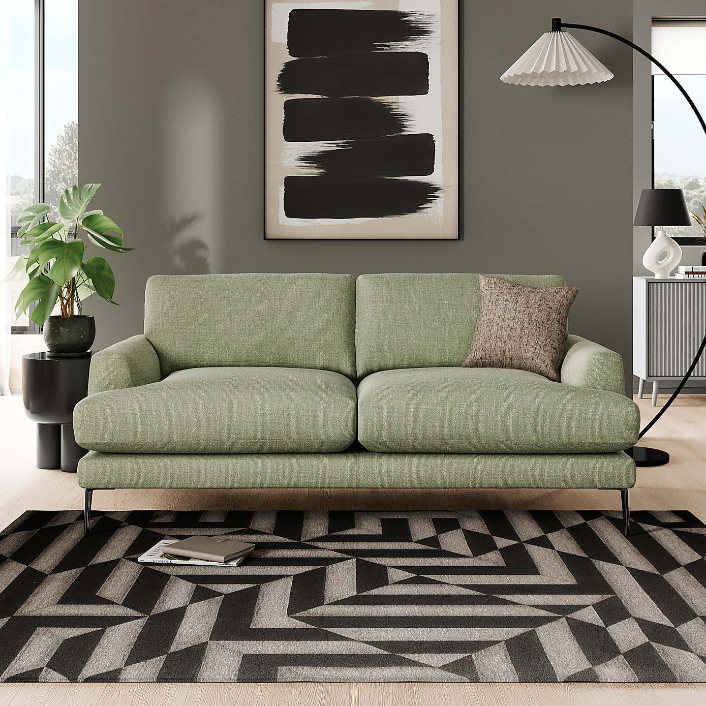 Lawson Chunky Tonal Weave 3 Seater Sofa