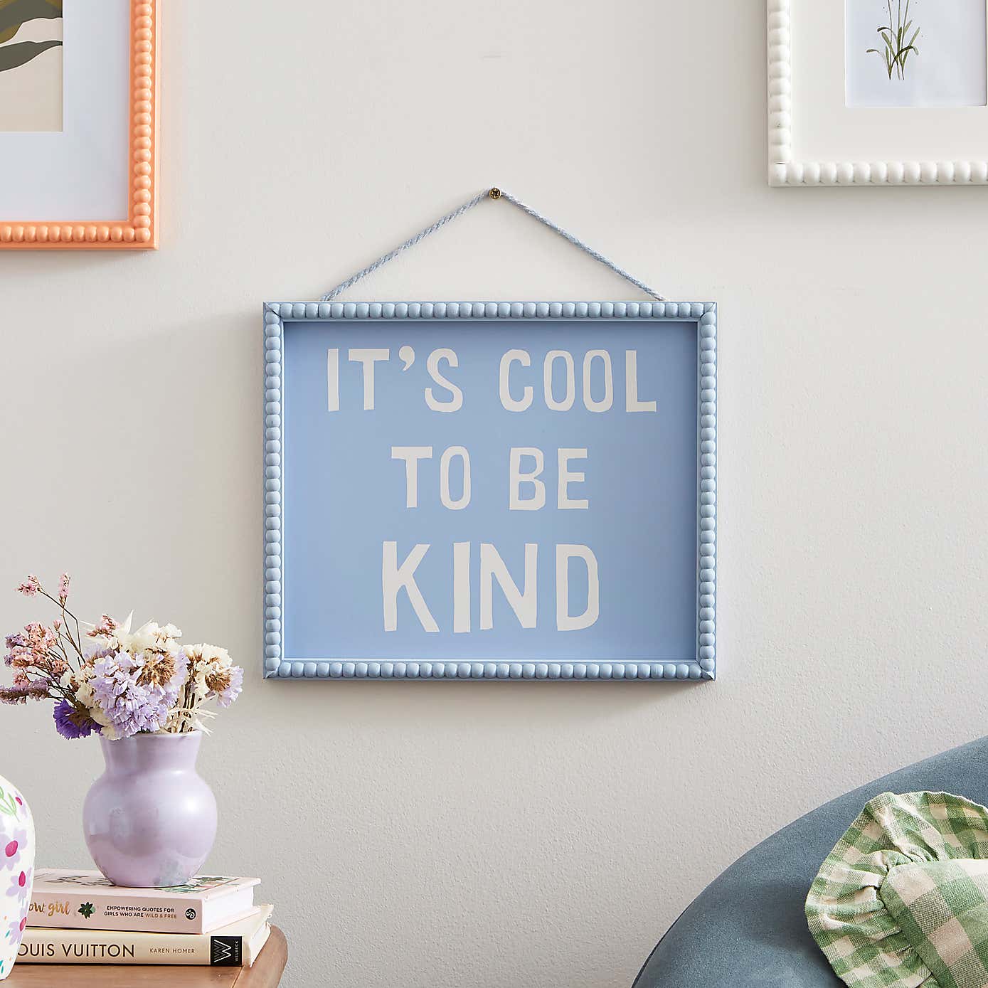 Bobbin Be Kind Hanging Plaque