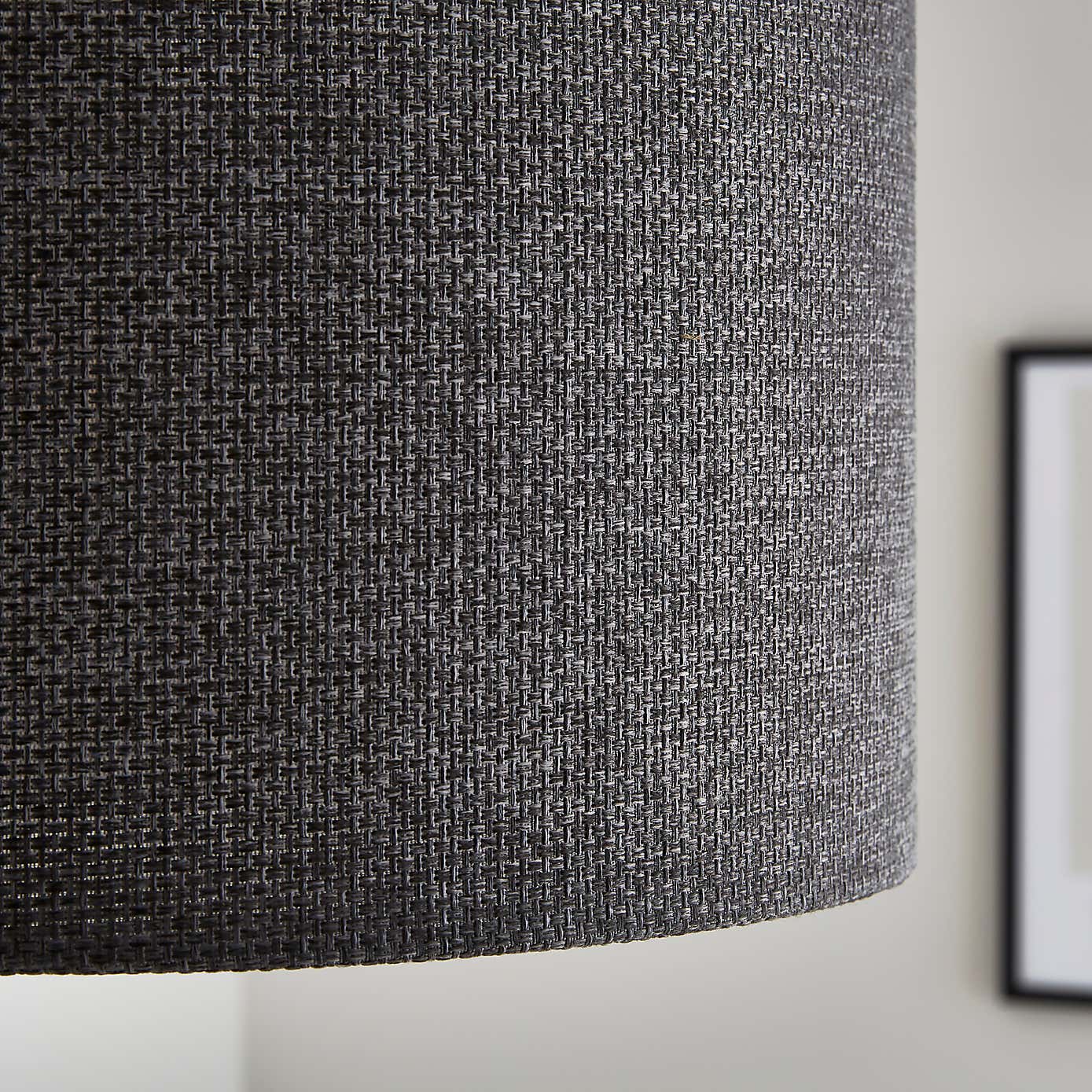 Barkweave Easy Fit Drum Lamp Shade