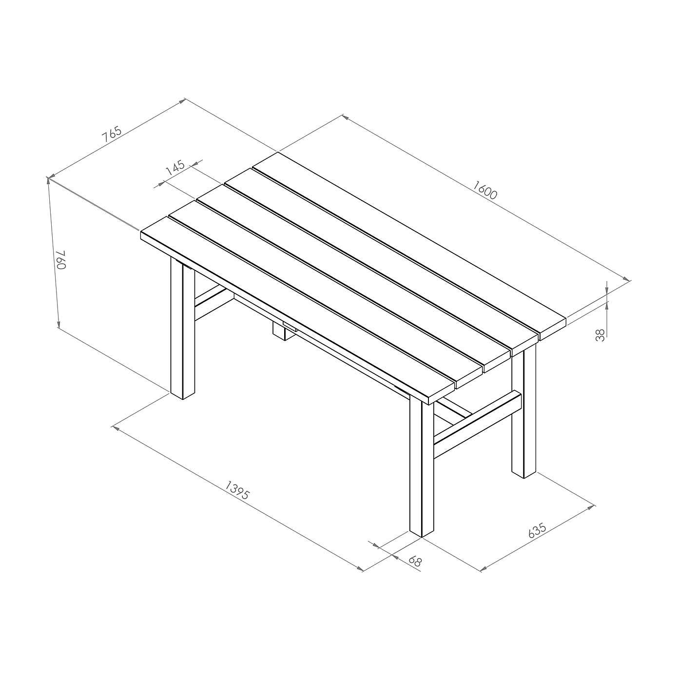 Emily 4 Seater Dining Set