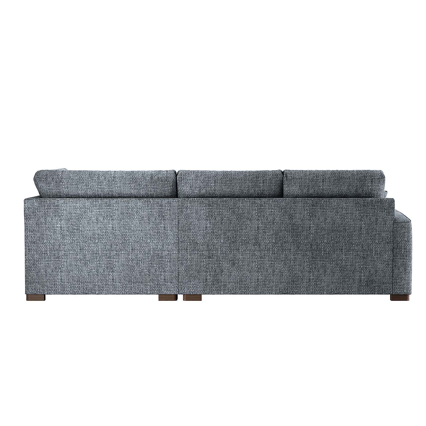 Carson Chunky Chenille Right Hand Corner Sofa