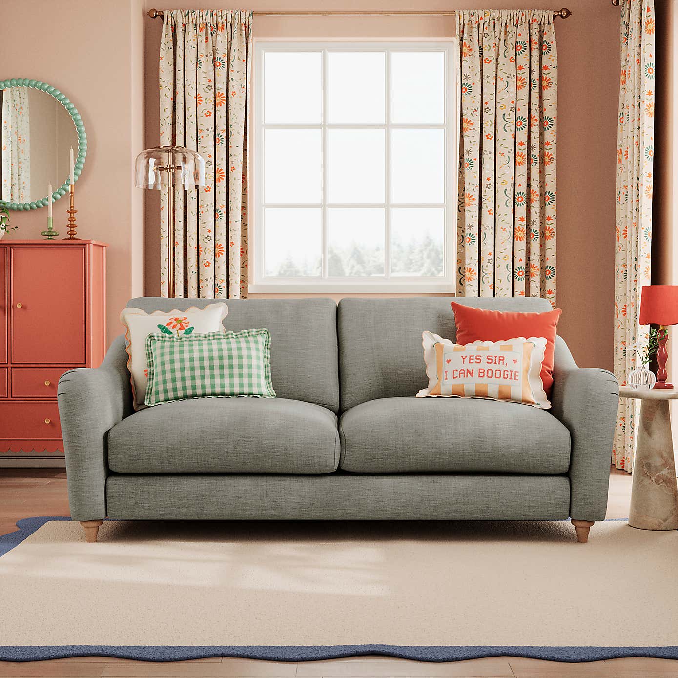 Slub Faux Linen Fabric Sample