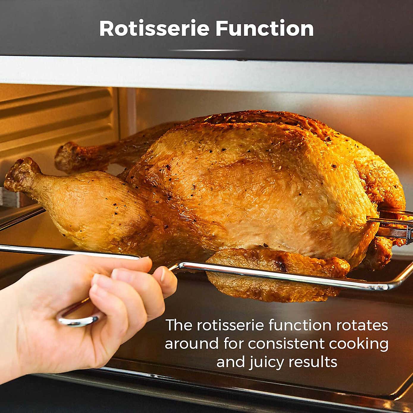 Tower 42L Black Mini Oven with Hot Plates