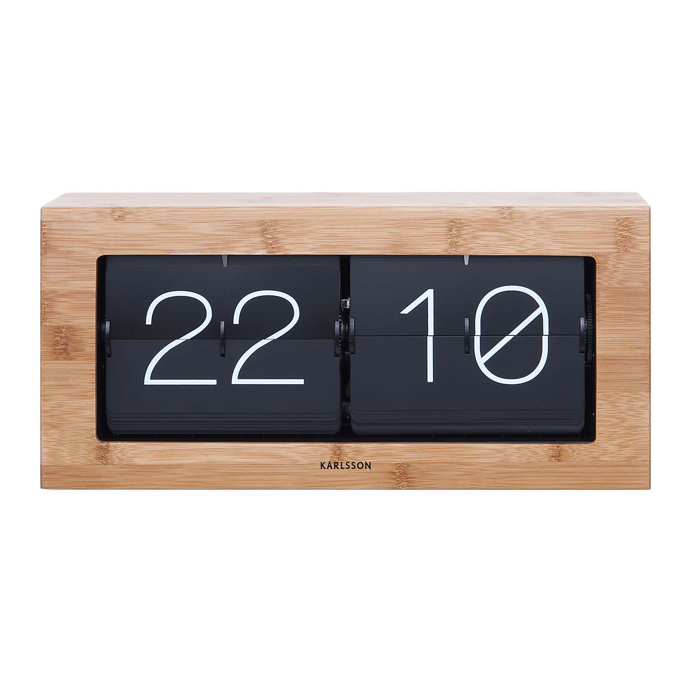 Karlsson XL Boxed Flip Mantel Clock