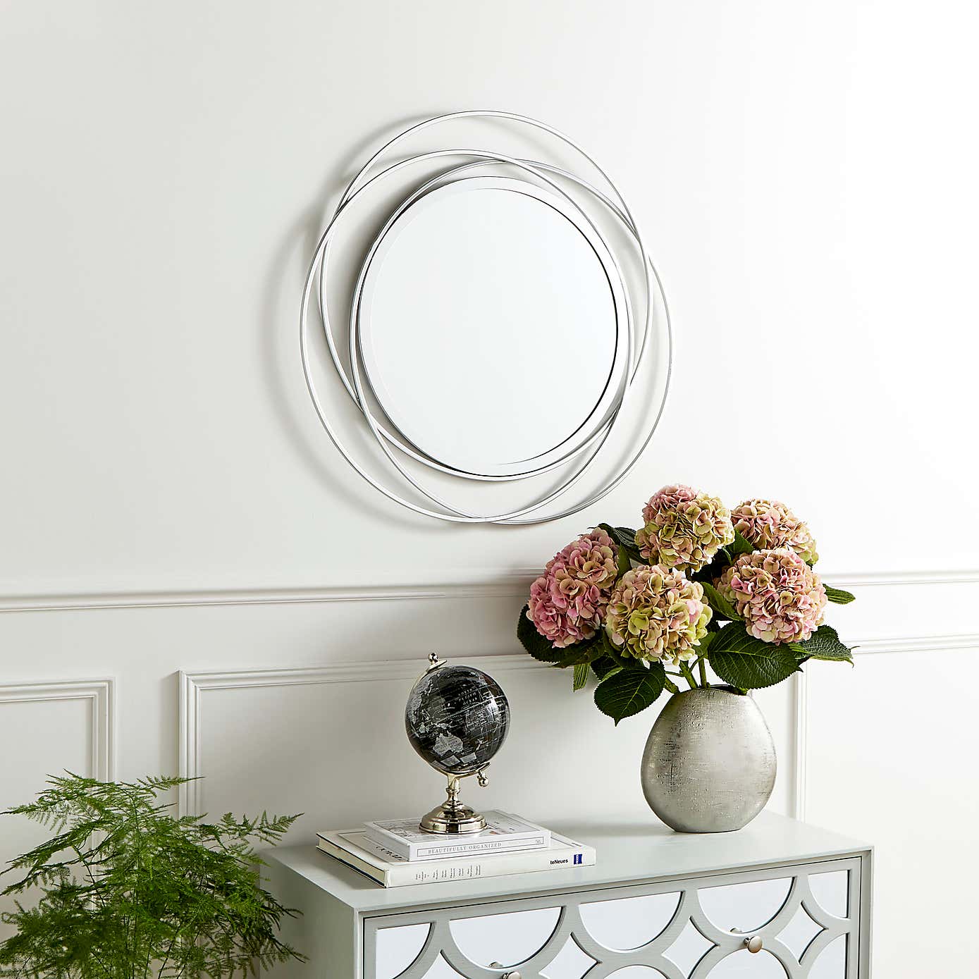 Zen Luxe Round Indoor Outdoor Wall Mirror