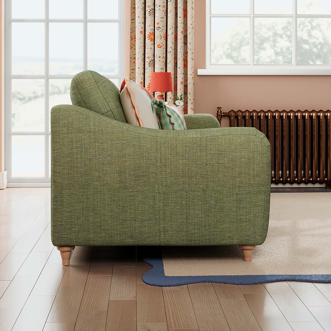 Slub Faux Linen Fabric Sample