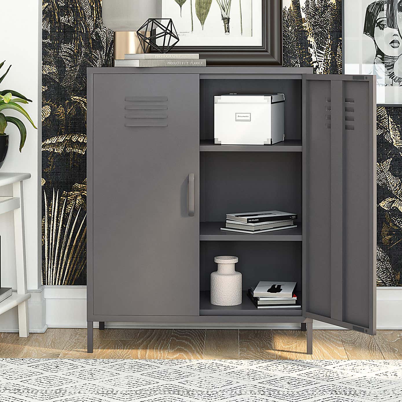 Bradford 2 Door Metal Storage Cabinet