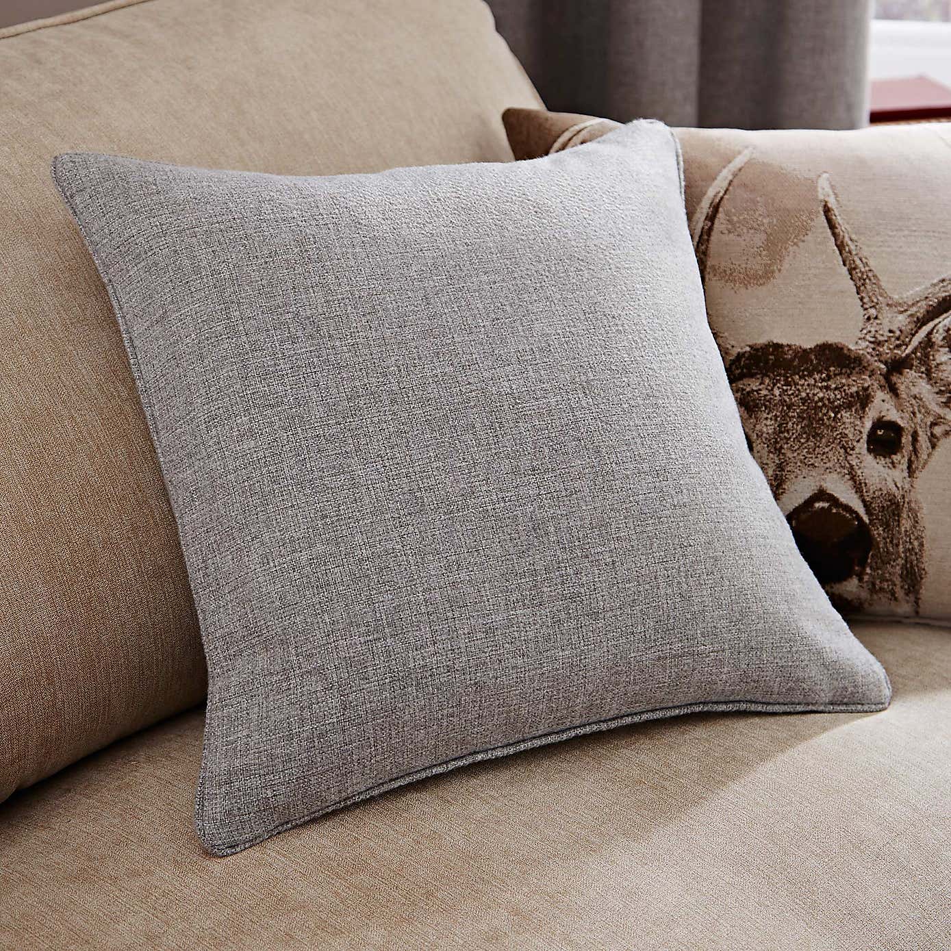 Jennings Natural Thermal Eyelet Curtains